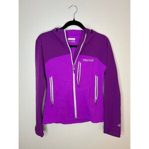 Marmot Women's M3 Hooded Jacket Grape color Size Small spring fall camping